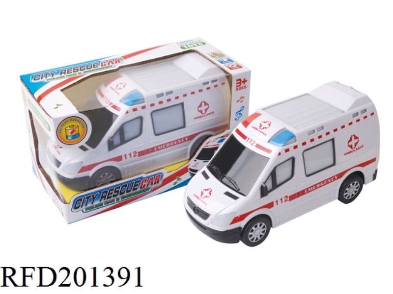 B/O UNIVERSAL AMBULANCE WITH LIGHT AND MUSIC