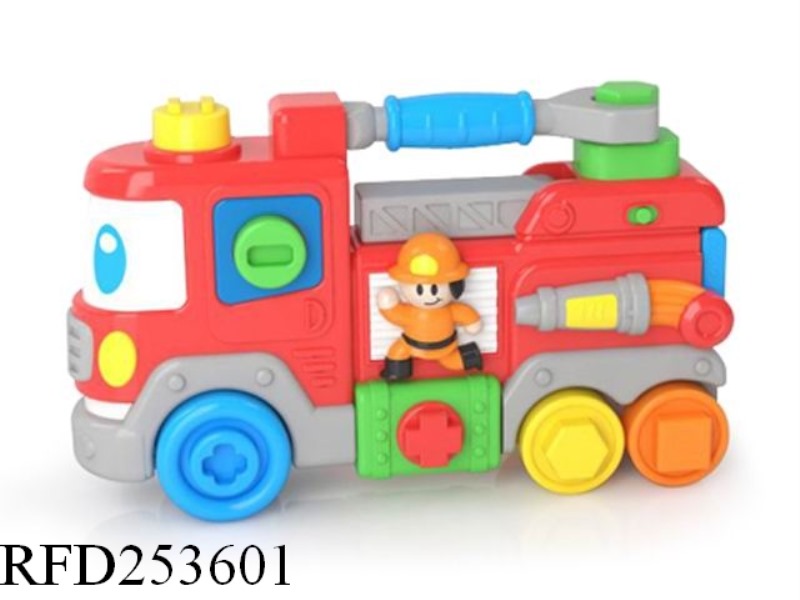B/O FIRE ENGINE WITH LIGHT AND MUSIC(ENGLISH SPANISH HANDOVER)