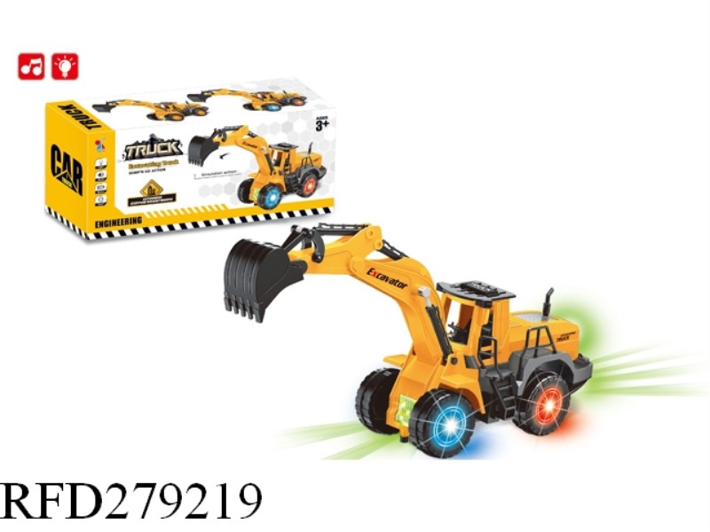 B/O UNIVERSAL EXCAVATOR WITH LIGHT AND MUSIC