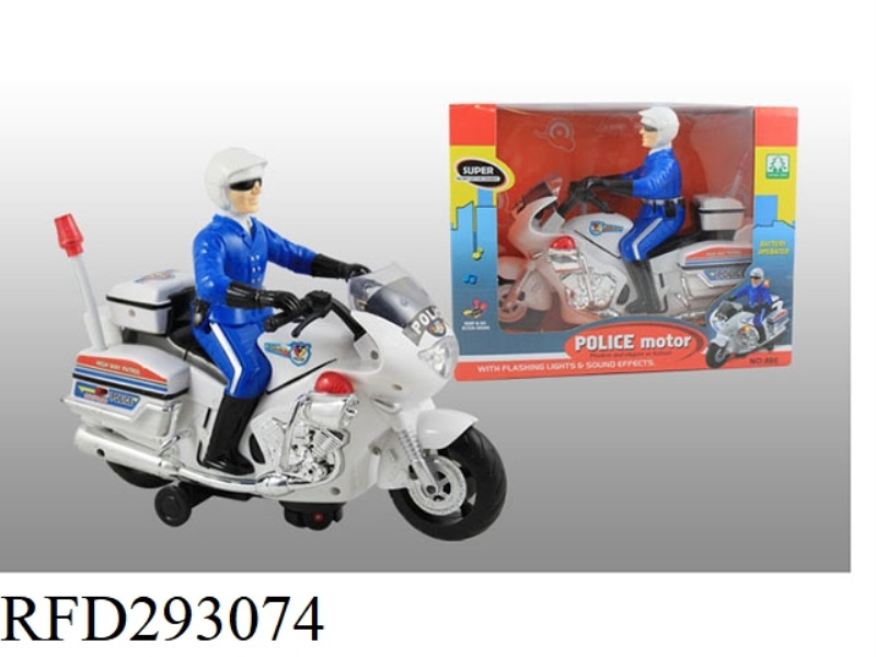 B/O MOTORCYCLE POLICE CAR