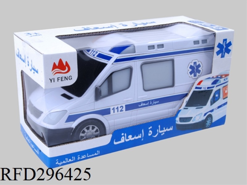 B/O AMBULANCE WITH LIGHT AND MUSIC