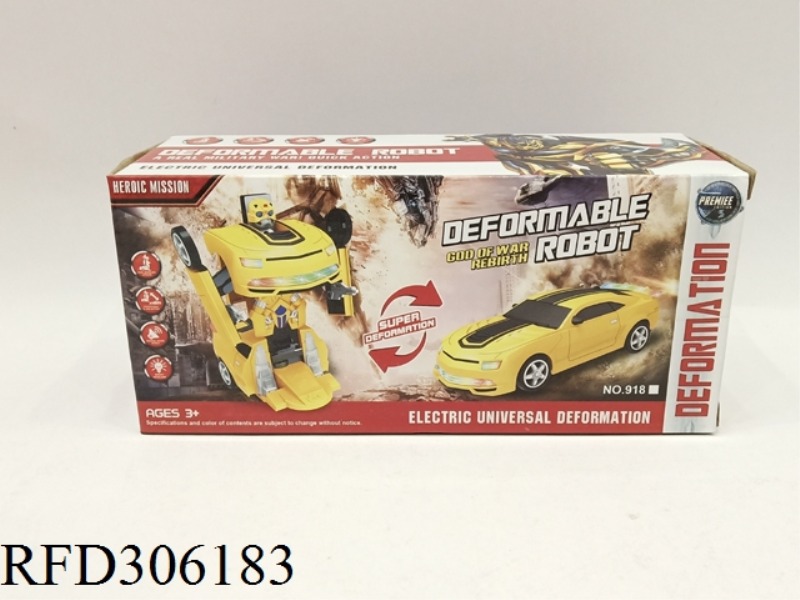 B/O UNIVERSAL DEFORMATION CAR WITH LIGHT AND SOUND