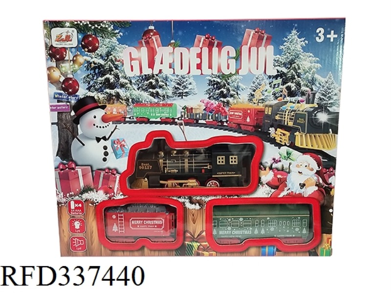 CHRISTMAS TRAIN (LIGHTING + TRAIN SOUND + CHRISTMAS SONG)