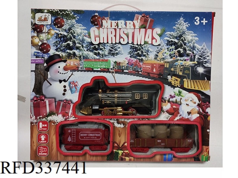 CHRISTMAS TRAIN (LIGHTING + TRAIN SOUND + CHRISTMAS SONG)
