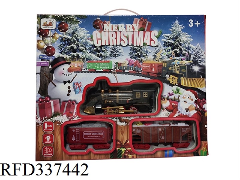 CHRISTMAS TRAIN (LIGHTING + TRAIN SOUND + CHRISTMAS SONG)