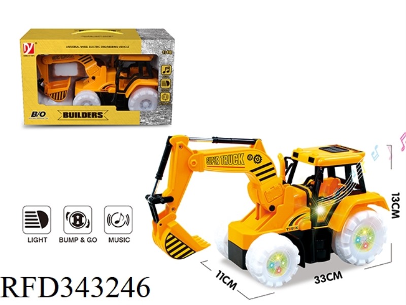 ELECTRIC UNIVERSAL LIGHT AND MUSIC EXCAVATOR（NOT INCLUDE）