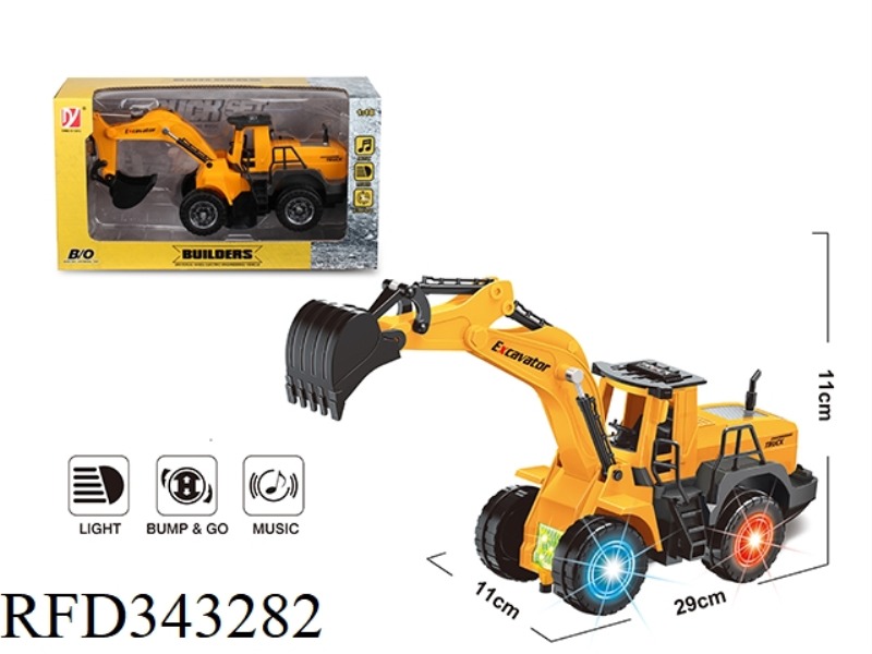ELECTRIC UNIVERSAL LIGHT AND MUSIC EXCAVATOR（NOT INCLUDE）
