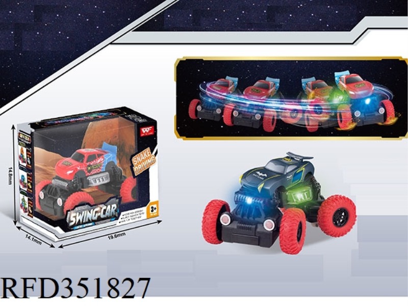 ELECTRIC LIGHT AND MUSIC SPIDERMAN & BATMAN TWIST CAR