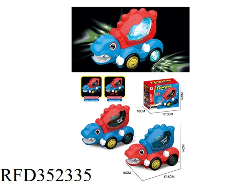 ELECTRIC UNIVERSAL LIGHT AND MUSIC DINOSAUR MIXER TRUCK