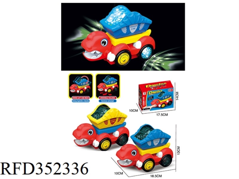 ELECTRIC UNIVERSAL LIGHT MUSIC DINOSAUR MUD TRUCK