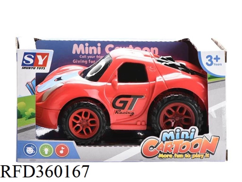 1:20 CARTOON CAR WITH LIGHT AND MUSIC