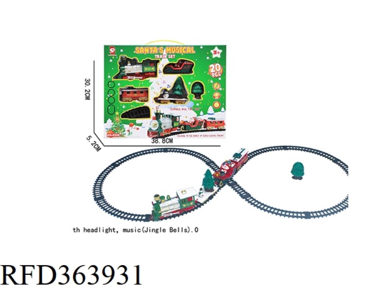 ELECTRIC MUSIC LIGHT CHRISTMAS TRAIN