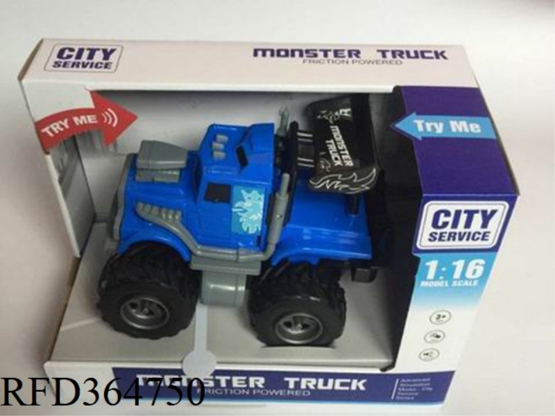 BLUE SOUND AND LIGHT OFF-ROAD VEHICLE