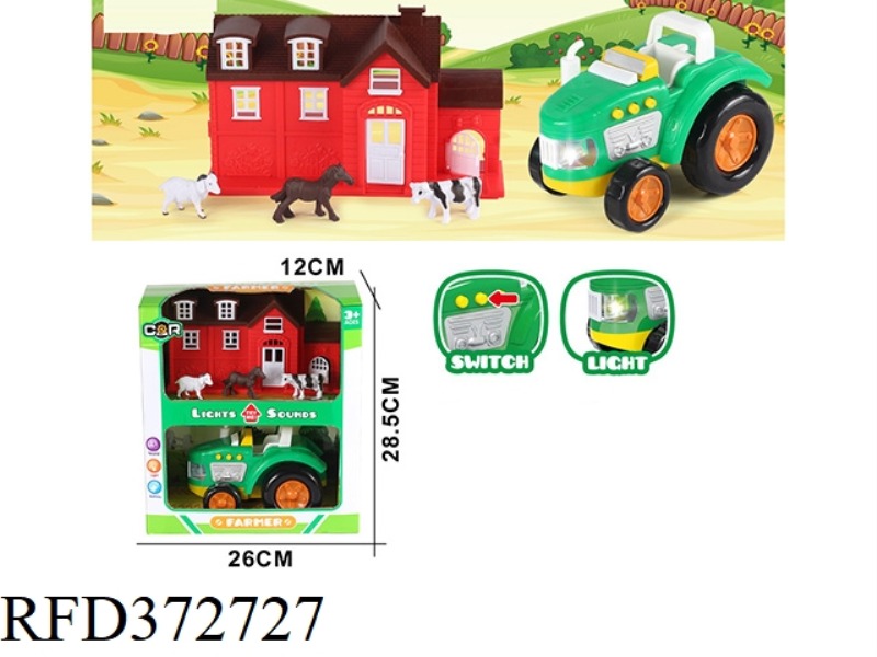 LIGHTING SOUND CARTOON FARMER SET (5PCS)