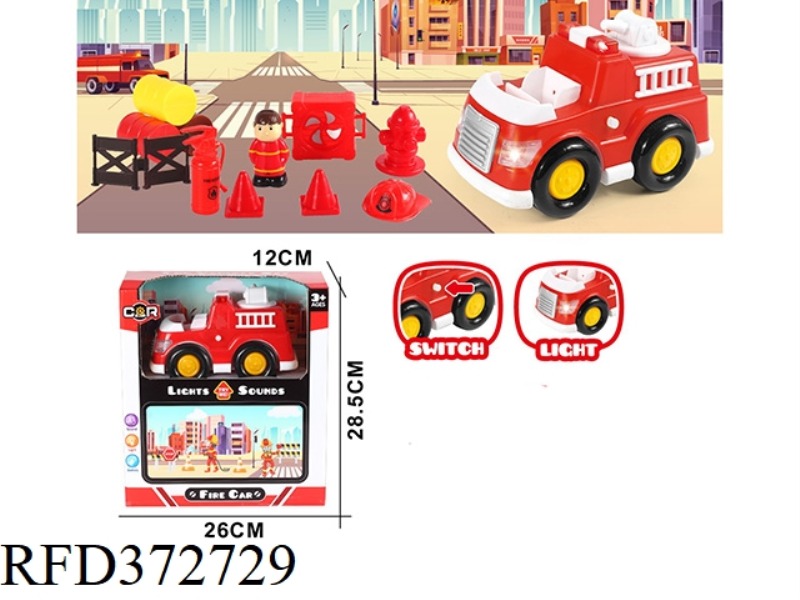 LIGHTING SOUND FIRE TRUCK SEAL SET (13PCS)