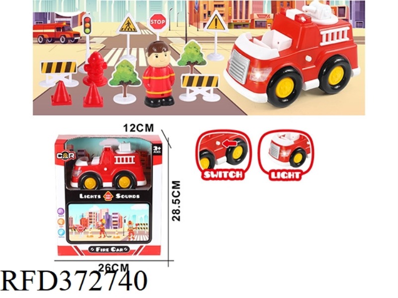 LIGHTING SOUND FIRE TRUCK SEAL SET (13PCS)