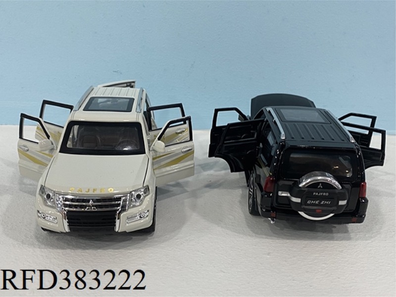 1:32 PULL BACK MITSUBISHI PAJERO WITH LIGHT AND MUSIC