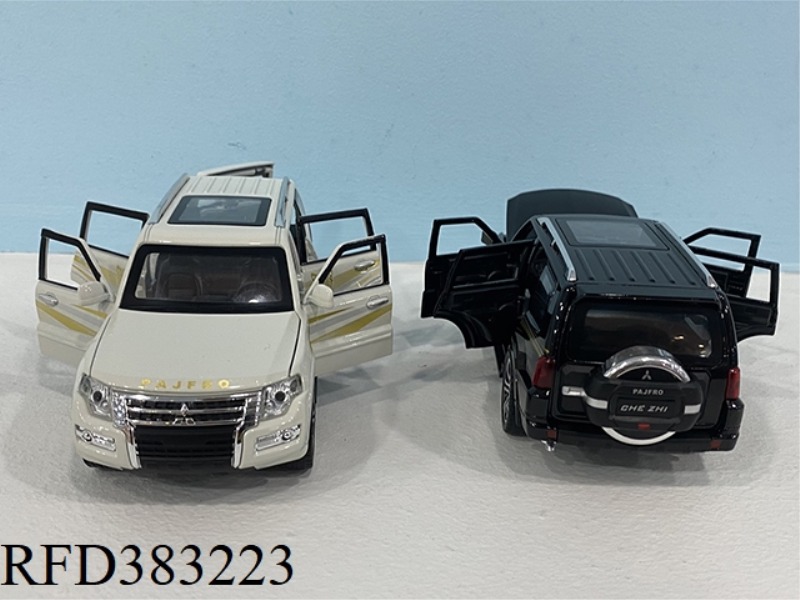 1:32 PULL BACK MITSUBISHI PAJERO WITH LIGHT AND MUSIC (12 PIECES)