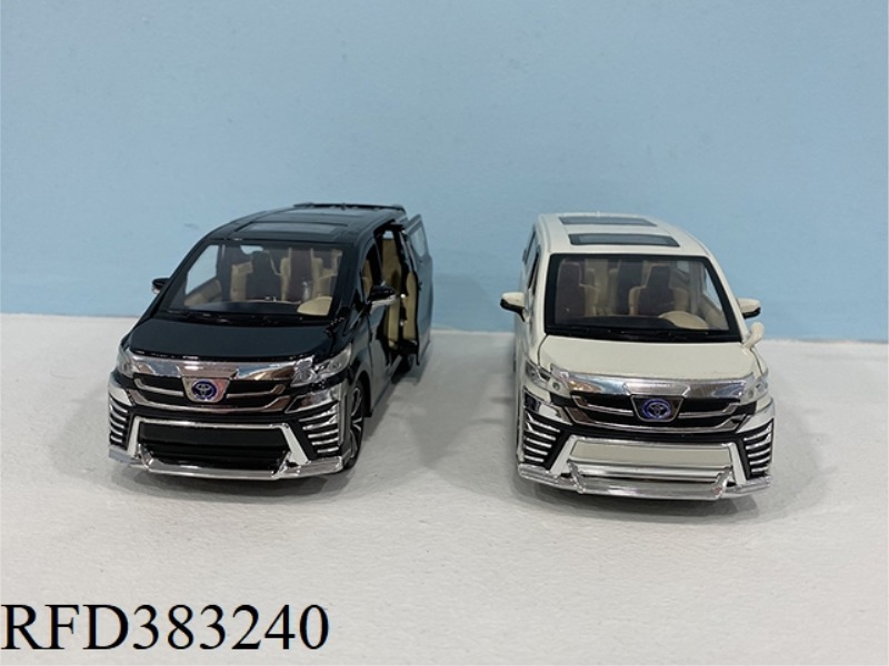 1:24 PULL BACK TOYOTA WEIRFA WITH LIGHT AND MUSIC (8PCS)