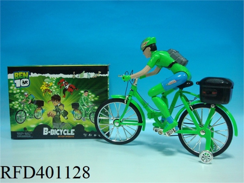MUSIC ELECTRIC LIGHT FOLDING BICYCLE (BEN10)