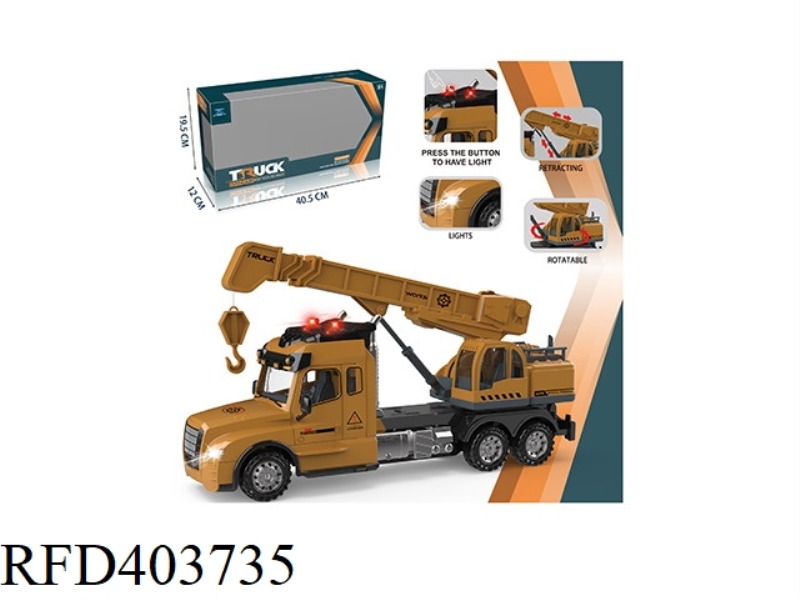 INERTIAL CRANE ENGINEERING VEHICLE (WITH LIGHT AND SOUND