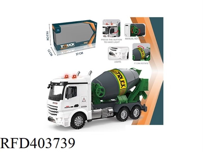 INERTIAL CEMENT MIXING TRUCK (WITH LIGHT AND SOUND