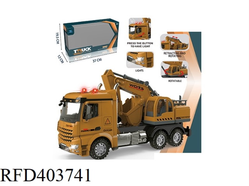 INERTIAL HOOK MACHINE ENGINEERING VEHICLE (WITH LIGHT AND SOUND