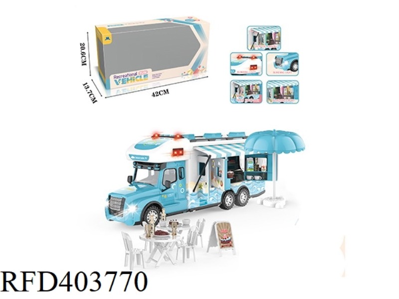 INERTIAL SKY BLUE LONG HEAD RV-BEACH CAMPING TRIP (WITH LIGHT AND SOUND