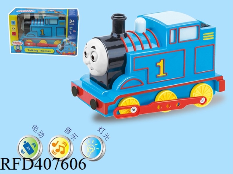 THOMAS ELECTRIC SMOKING LOCOMOTIVE (LIGHTS AND SOUNDS OF TRAINS)