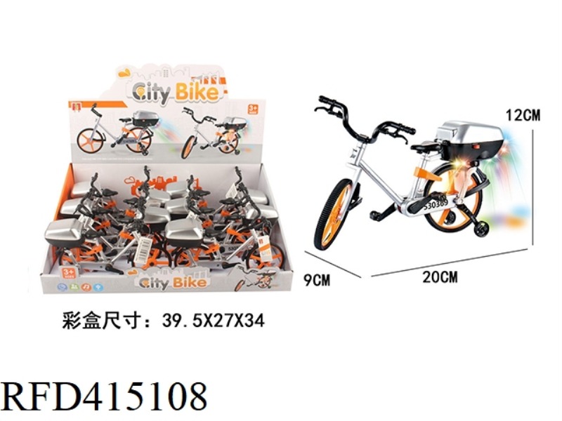 CITY BIKE (ELECTRIC, LIGHT AND MUSIC) 10PCS
