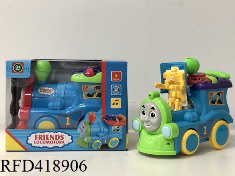 THOMAS ELECTRIC PUZZLE LOCOMOTIVE (DEFORMED LIGHT TRAIN SOUND)
