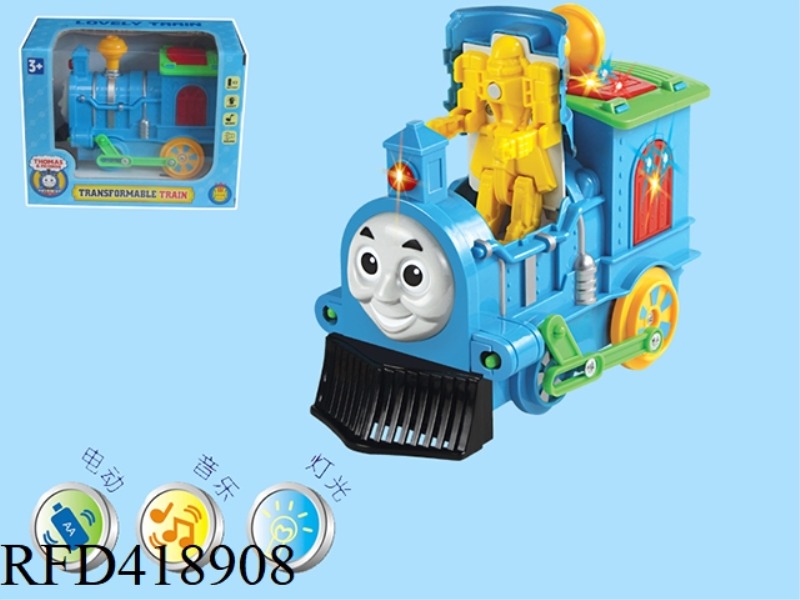 THOMAS ELECTRIC DEFORMED LOCOMOTIVE (LIGHTING TRAIN SOUND)