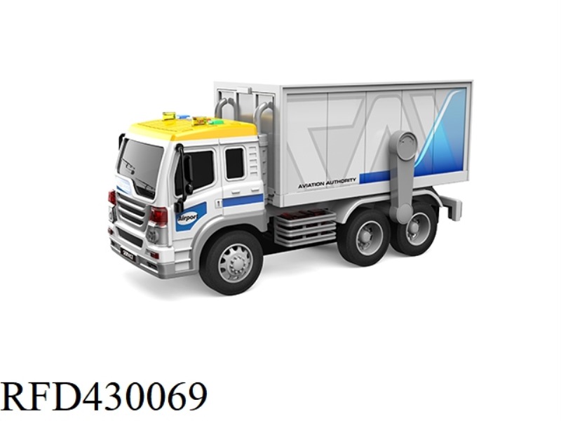 1:16 INERTIAL AIRPORT CONTROL VEHICLE (FOUR BUTTONS WITH LIGHT AND SOUND)