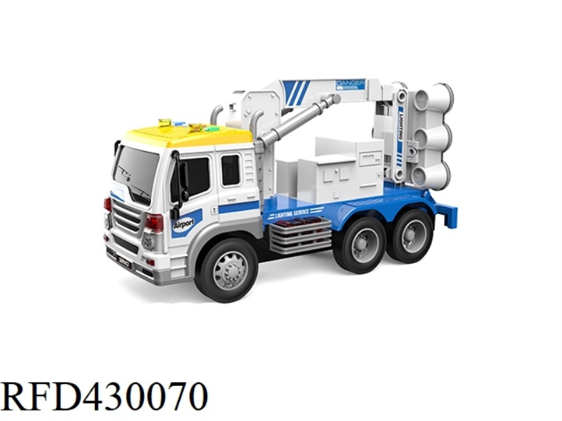 1:16 INERTIAL AIRPORT CONTROL VEHICLE (FOUR BUTTONS WITH LIGHT AND SOUND)