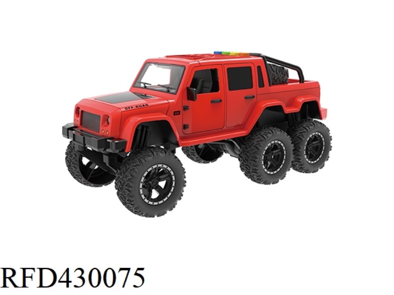 1:16 INERTIA SIX-WHEEL OFF-ROAD VEHICLE (WITH LIGHTS AND SOUNDS)