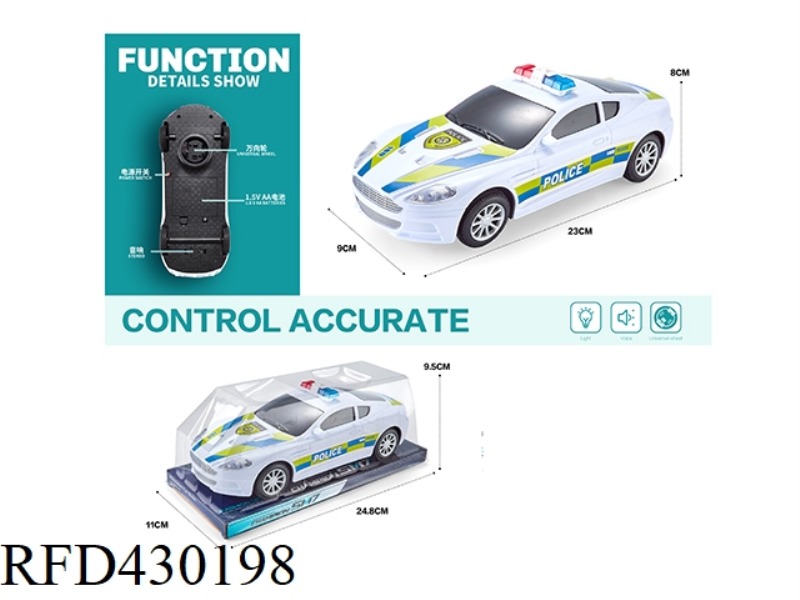 LIGHT AND MUSIC UNIVERSAL MARTIN POLICE CAR