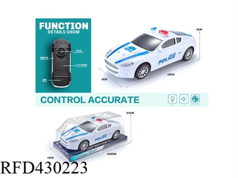LIGHT AND MUSIC UNIVERSAL MARTIN POLICE CAR