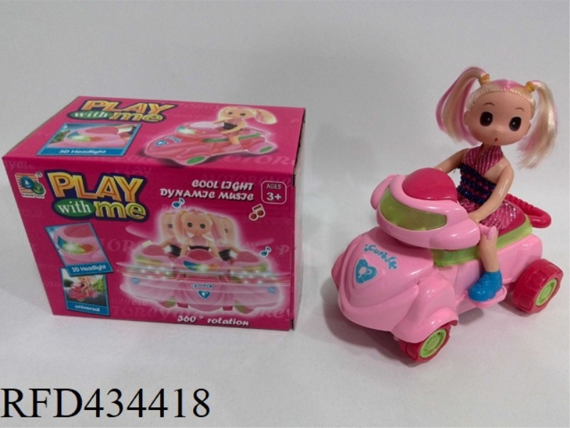 B/O CAR WITH 3D LIGHT AND MUSIC