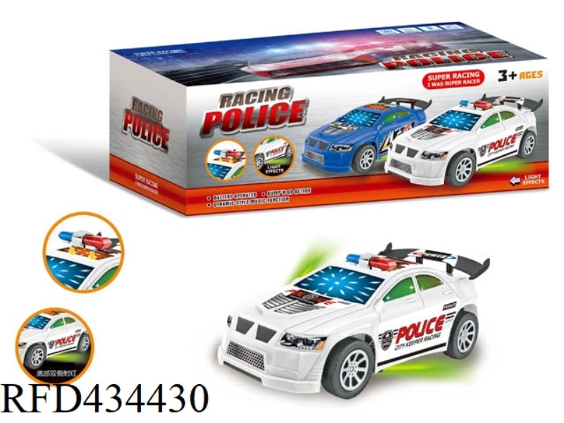 ELECTRIC UNIVERSAL 3D LIGHT POLICE CAR