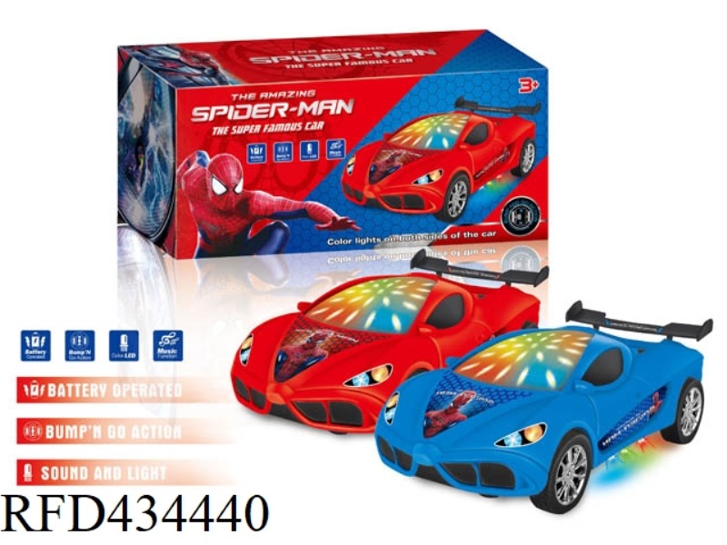 B/O CAR WITH 3D LIGHT AND MUSIC