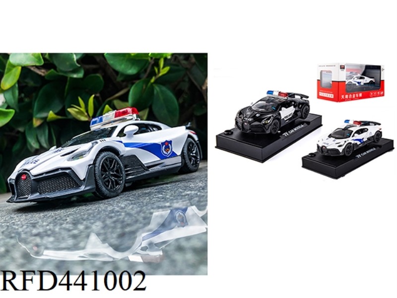 1:32 BUGATTI DIVO PULL BACK POLICE CAR