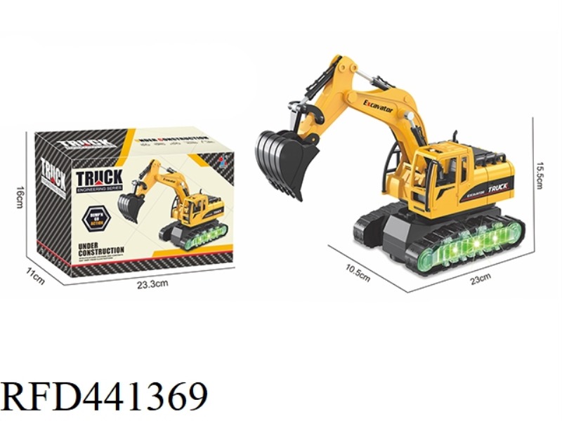 ELECTRIC UNIVERSAL ENGINEERING VEHICLE FOR EXCAVATING MUSIC AND LIGHT (NOT INCLUDE)