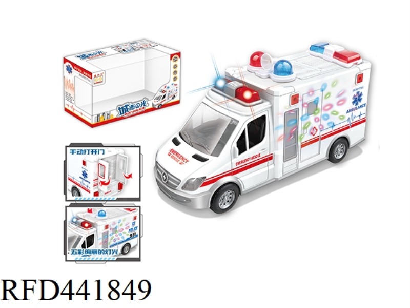 B/O UNIVERSAL AMBULANCE WITH LIGHT AND MUSIC