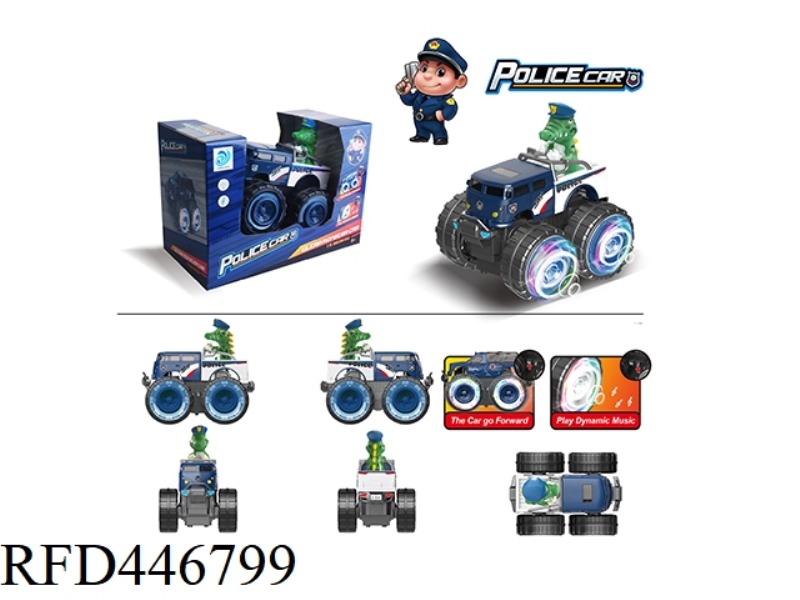OFF-ROAD VEHICLE VOLKSWAGEN POLICE CROCODILE ELECTRIC CAR (NOT INCLUDE)