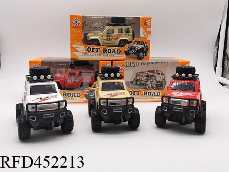OFF-ROAD SHOCK-ABSORBING BIG WHEEL JEEP WITH SOUND AND LIGHT