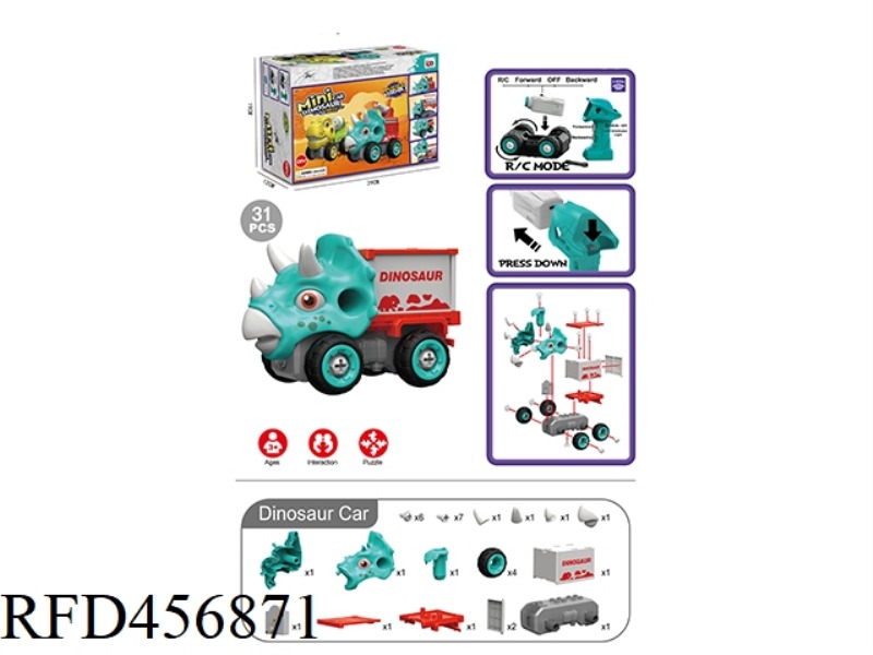 REMOTE CONTROL TRICERATOPS TRUCK