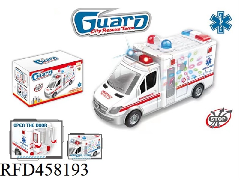 B/O UNIVERSAL AMBULANCE WITH LIGHT AND MUSIC