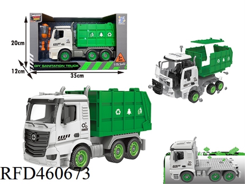 DIY SLIDING MANUAL SANITATION VEHICLE
