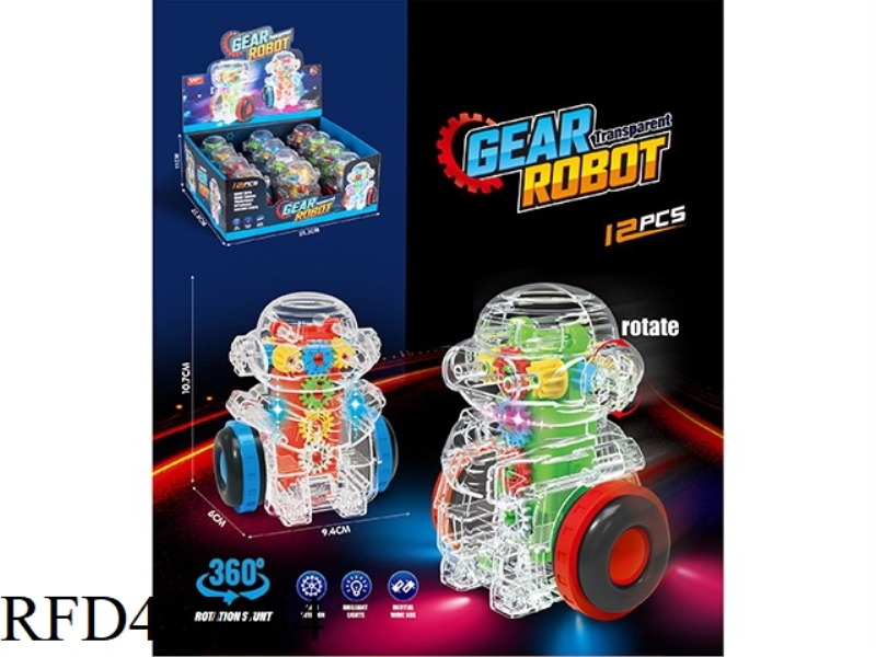 INERTIAL COLORFUL LIGHTS TRANSPARENT SPACEMAN (
12 PACKS)