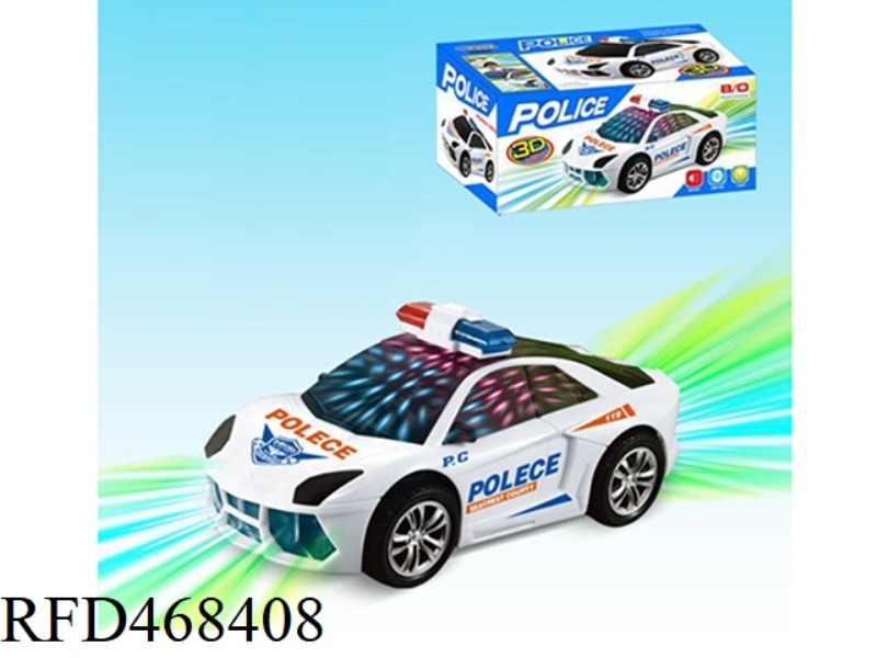 3D LIGHT ELECTRIC POLICE CAR